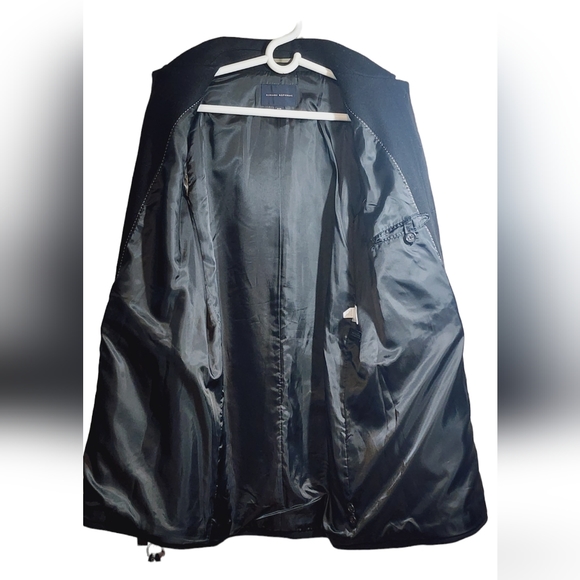 Men's Trench Coat, Black, Med. - Picture 5 of 8